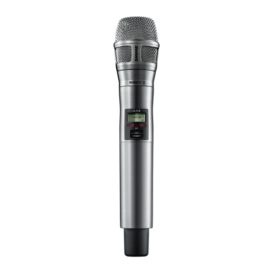 Shure Digital Handheld Transmitter with Nexadyne 8/S Capsule, Nickel
Finish, Frequency Band Version: H50 (534-598 MHz), 