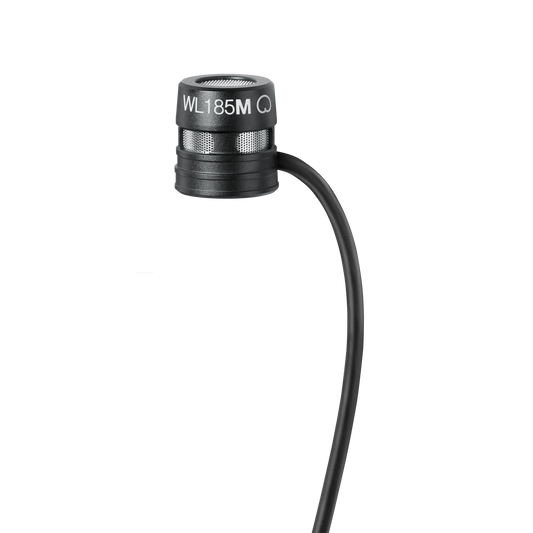 Shure WL185m Lavalier, Black with LEMO Connector - WL185MB/C-LM3
